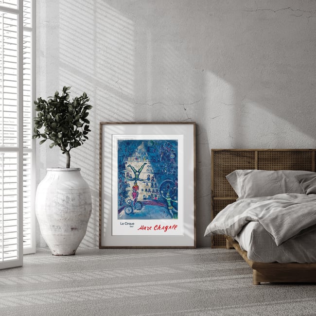 Marc Chagall | Le Cirque (The Circus) #2 | 1967 | Reproduction Poster | Wall Art Print | Home Decor