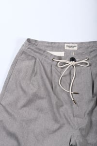 Image 2 of ORBAL WIDE SHORT in Grey linen/cotton mix £185.00