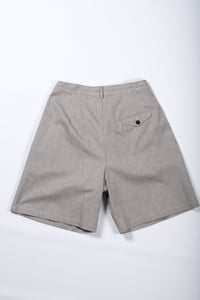 Image 3 of ORBAL WIDE SHORT in Grey linen/cotton mix £185.00