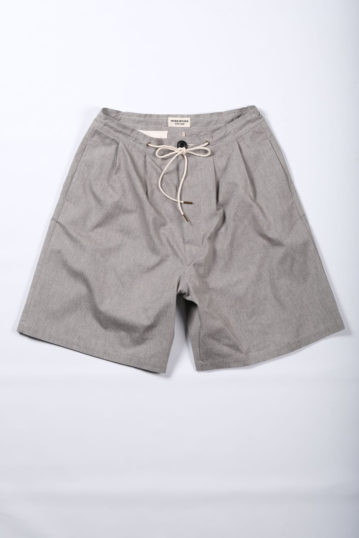 Image of ORBAL WIDE SHORT in Grey linen/cotton mix £185.00