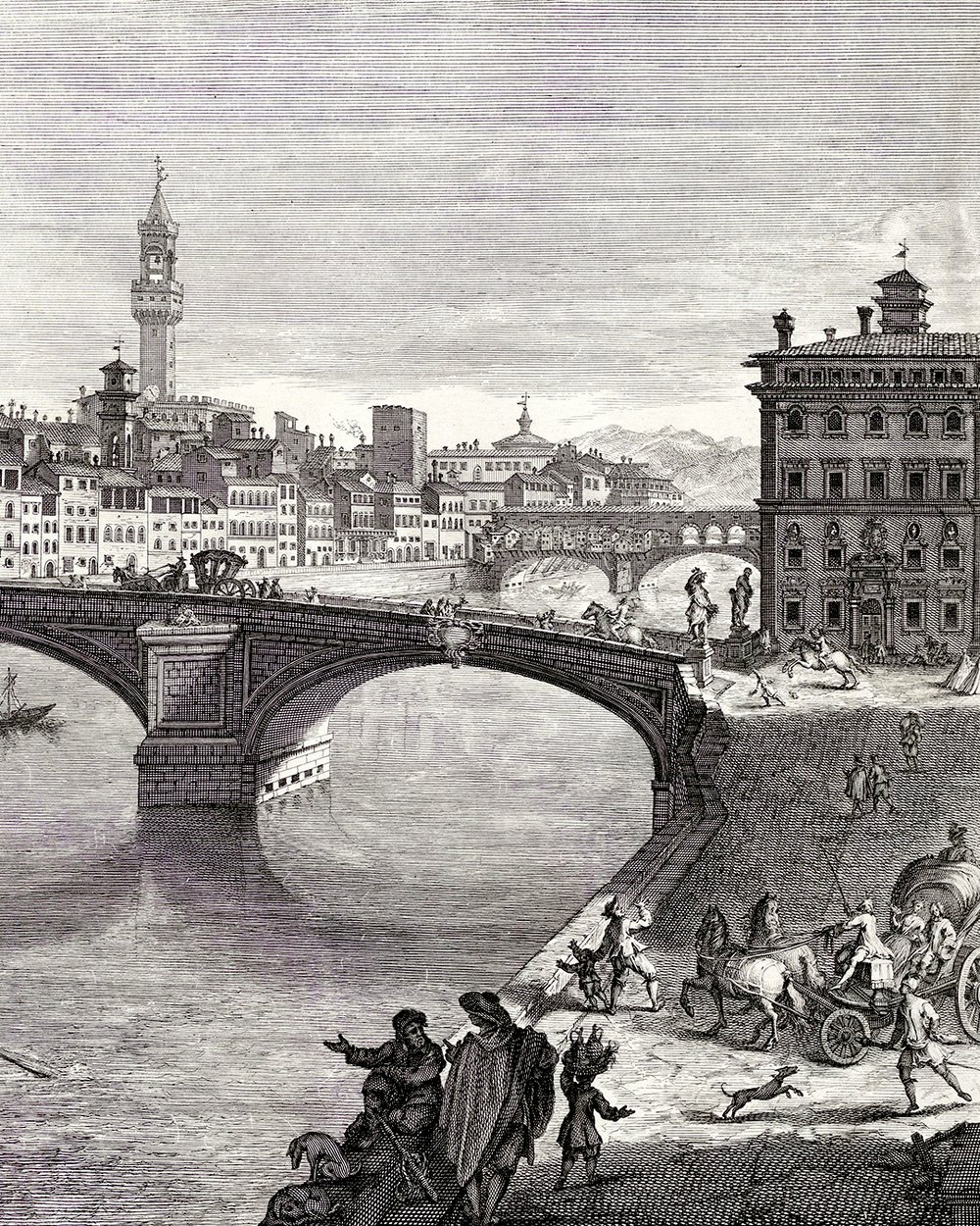 ''View of the Arno in Florence'' (1690 - 1750)