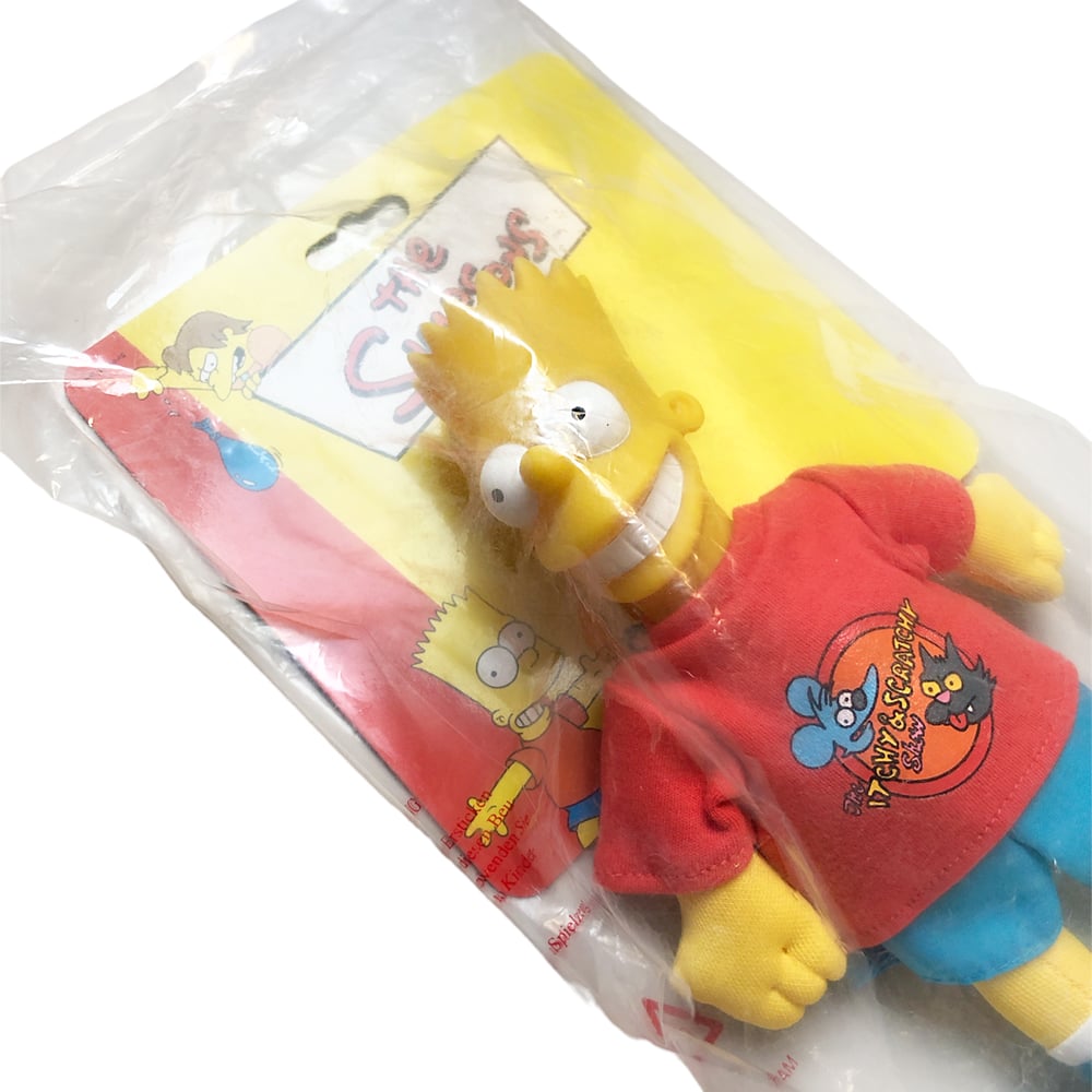 1998 Vintage Bart Simpson soft toys