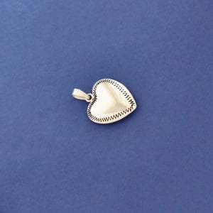 Image of Silver Heart solid silver necklace