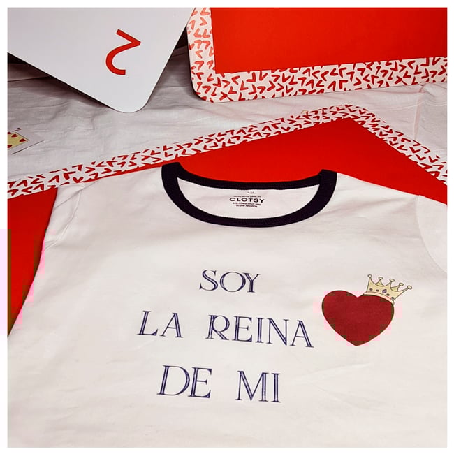 Camiseta "Soy la Reina de mi Corazón