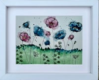 Image 4 of 'Watercolour Poppies' Limited Edition Mounted Print 