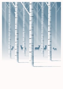 Image of Birches Artprint
