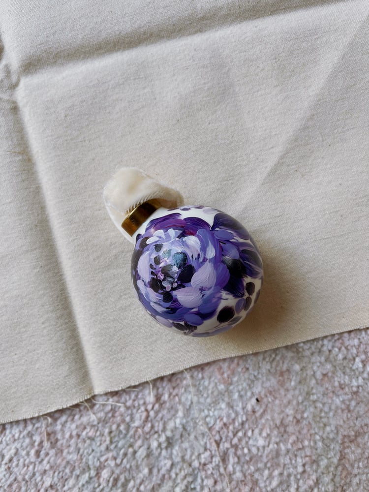 Image of Bejeweled Plum Ornament (SALE 2022 DESIGN)