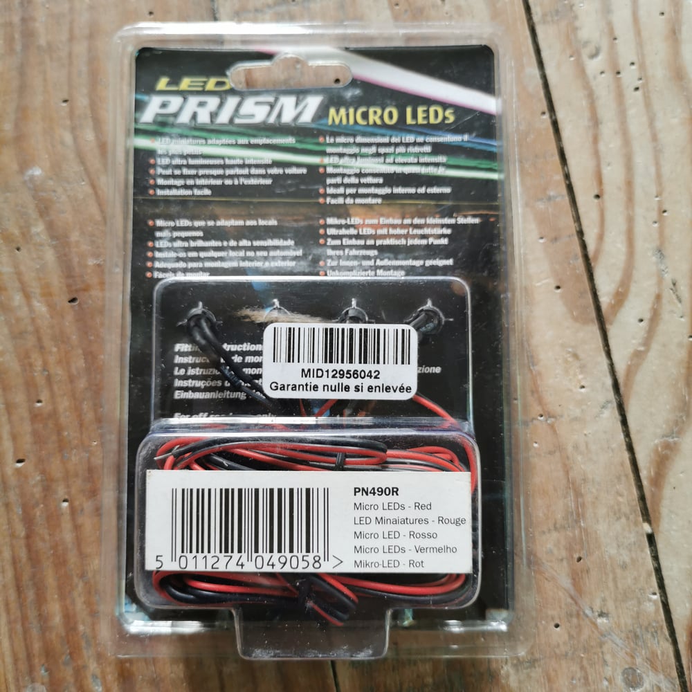 MICRO LEDS ROUGE TUNING WATERPROOF