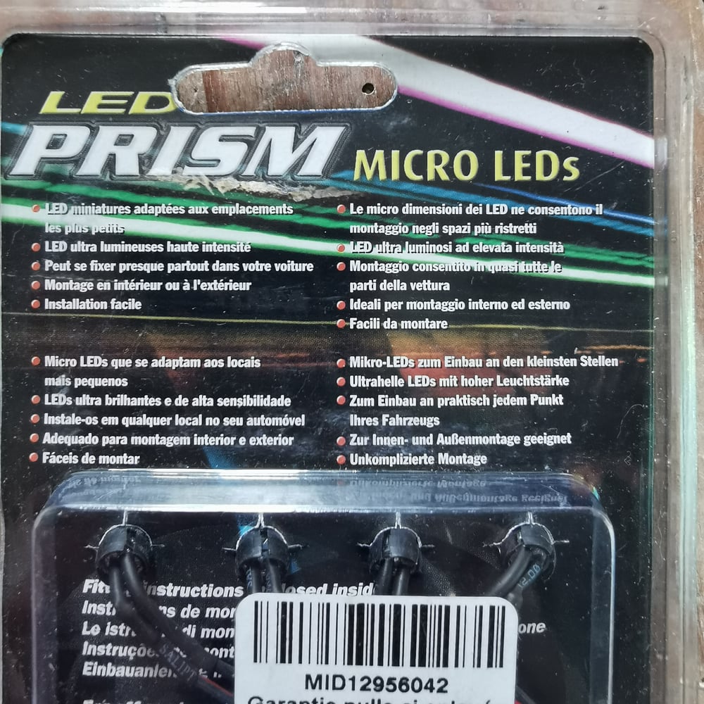 MICRO LEDS ROUGE TUNING WATERPROOF