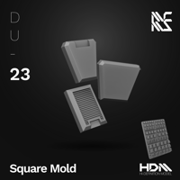 Image 1 of HDM Square Mold [DU-23]