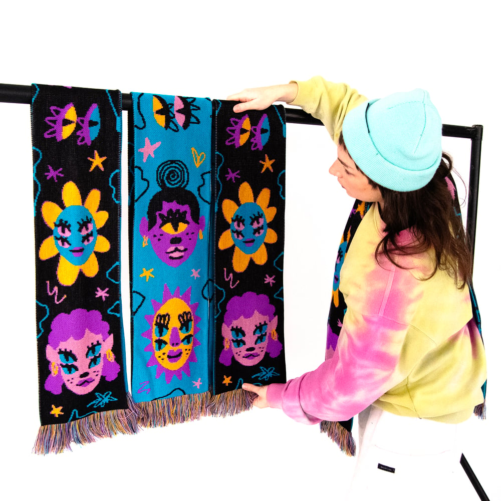 PRE-ORDER | WEE NULS ‘FUN STUFF’ REVERSIBLE SCARF | SHIPS EARLY DECEMBER 