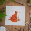 Cute Fox Art Print