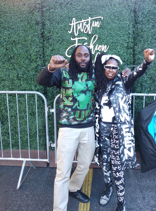 Image of Keep Ya Head Up (Royal) Sweatshirt