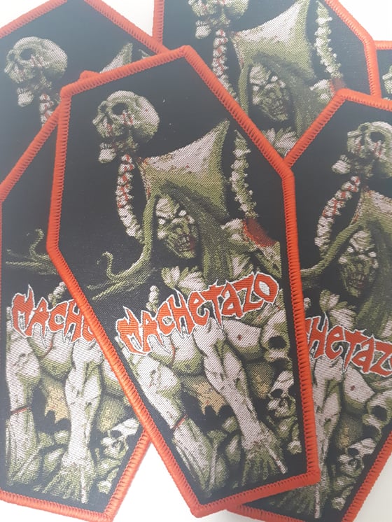 Image of MACHETAZO "Trono de Huesos" Woven Patch