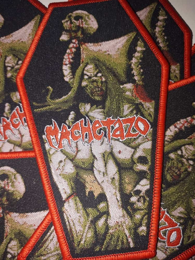 Image of MACHETAZO "Trono de Huesos" Woven Patch