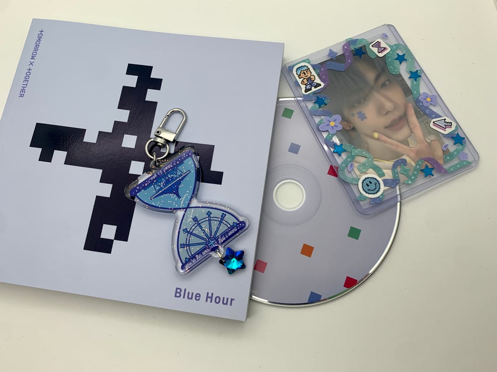 TXT Blue Hour Acrylic Keychain