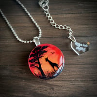 Image 1 of Giraffe Resin Pendant