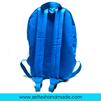 Image 3 of Handmade Blue Ita-bag Backpack