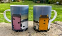 Image 1 of 'On the Edge' & 'Coastal Cottages' Mug Duo