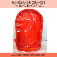 Image 1 of Handmade Orange Ita-bag Backpack