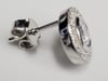 Halo stud earrings