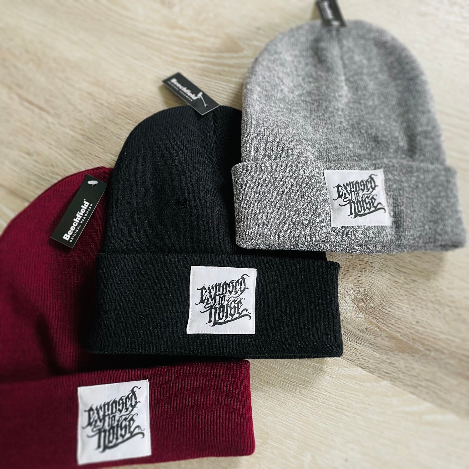 Image of Beanie »ETN-Logo« Schwarz / Grau