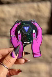 Image 1 of Magic 8 Ball Glitter/UV Sticker