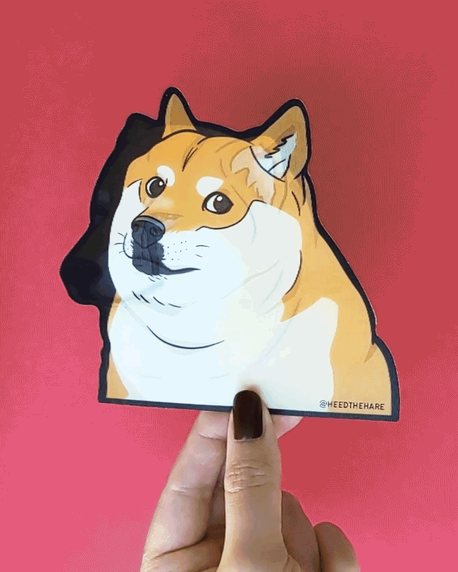 Lenticular Doge Peeker