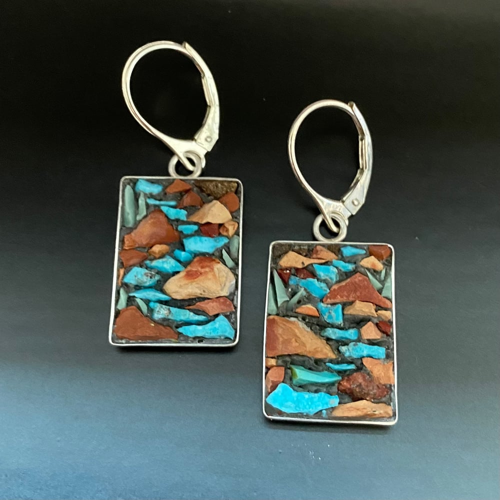 Image of Turquoise River Earrings 
