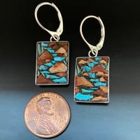 Image 2 of Turquoise River Earrings 