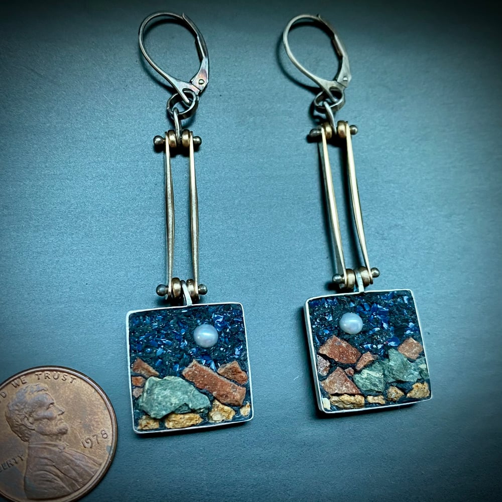 Image of New Mexico Mountain Earrings