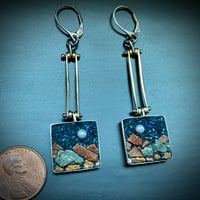 Image 2 of New Mexico Mountain Earrings