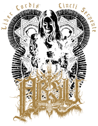 Image 2 of ABSU - LIBER CORDIS CINCTI SERPENTE (BLACK & GOLD PRINT)