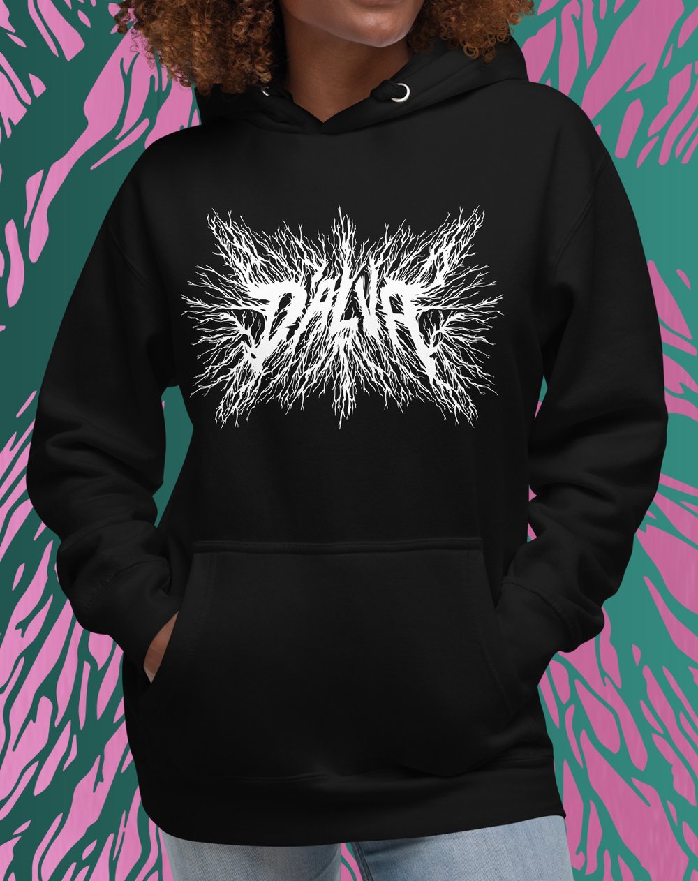 Image of Black Metal Hoodie