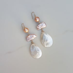 Pearl Mix Drop Earrings