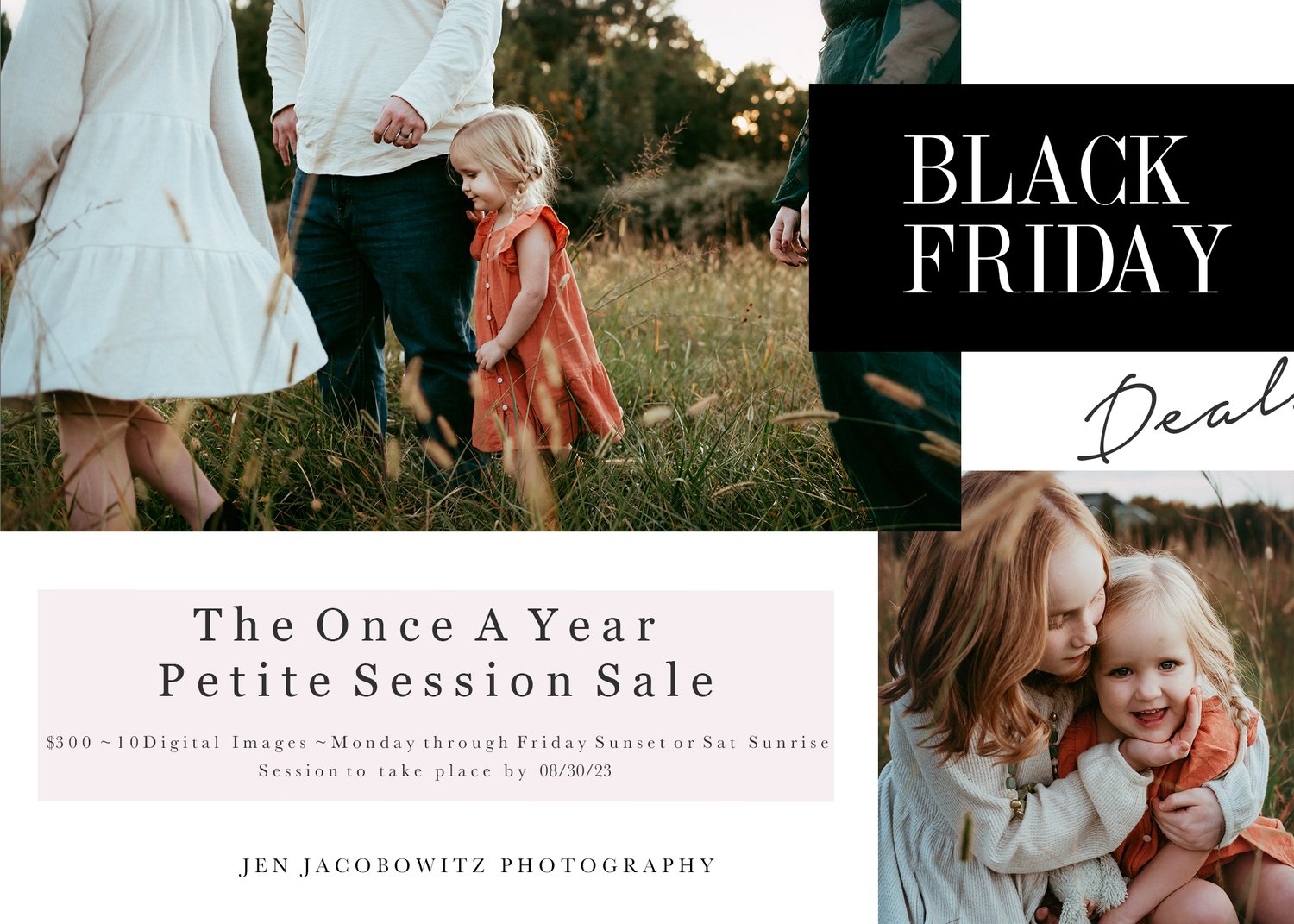 Image of Black Friday:  The ONCE A YEAR PETITE SESSION SALE