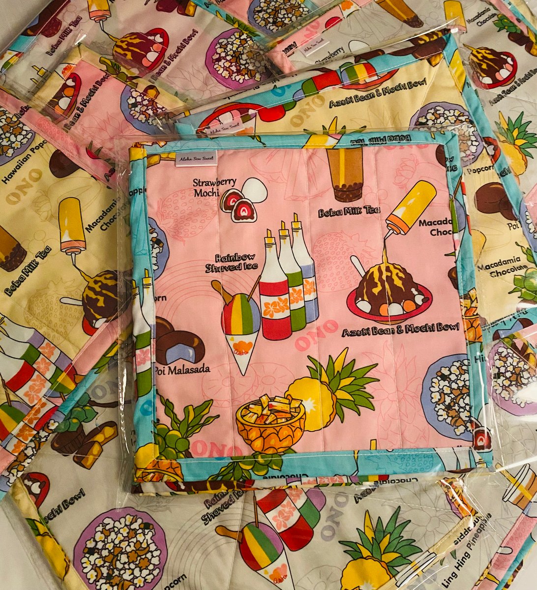 Kitchen Counter Pads (set of 3) Aloha Sew Sweet