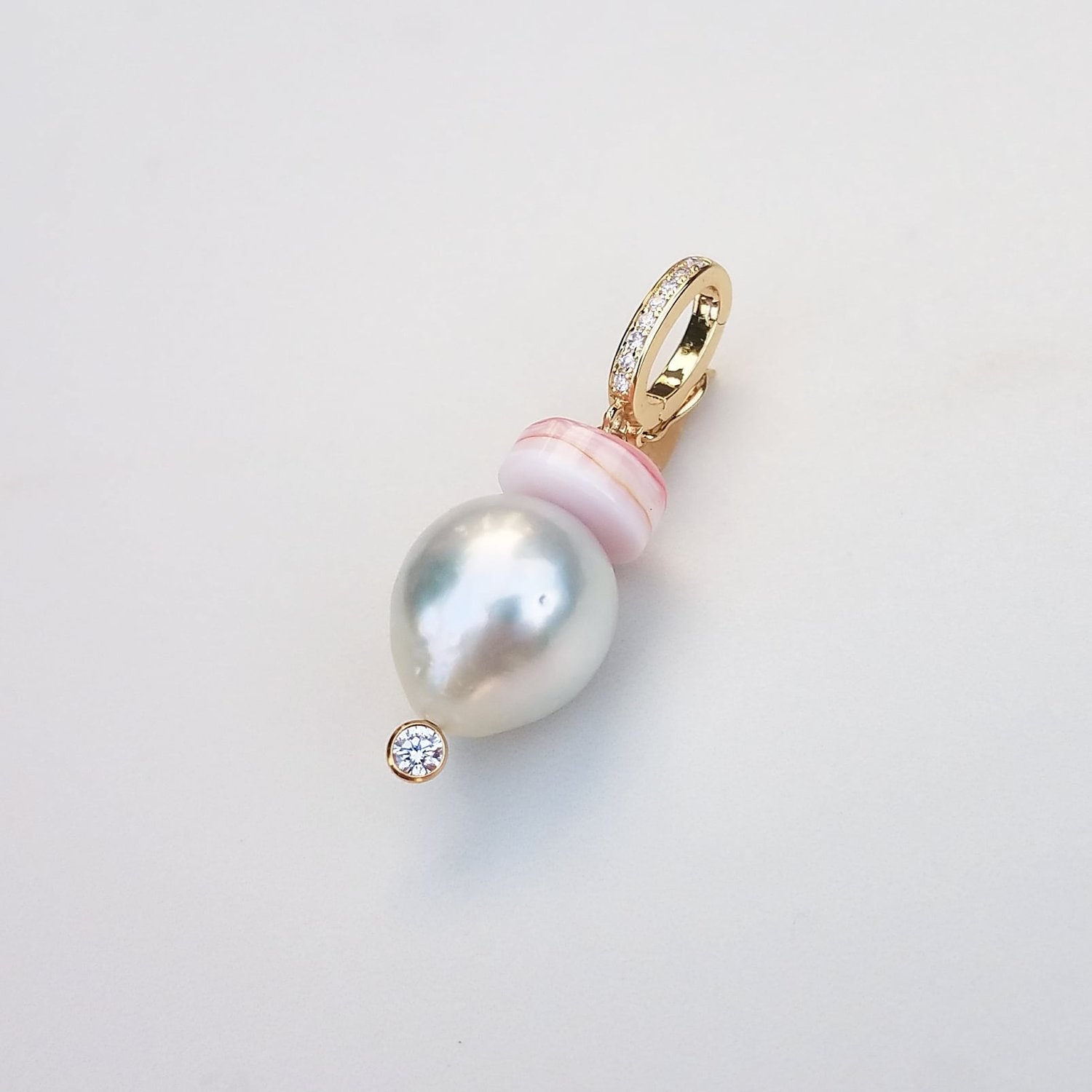 Australian Pearl Conch Shell Charm