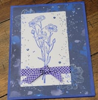 Image 1 of Blue Speckled Flowers