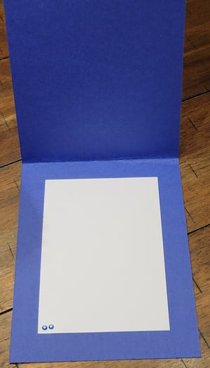 Image of Blue Speckled Flowers