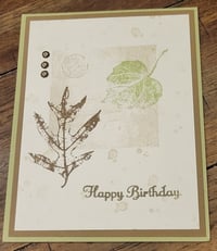 Birthday Leaves