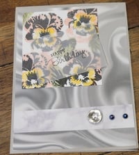 Birthday Silver Swirls