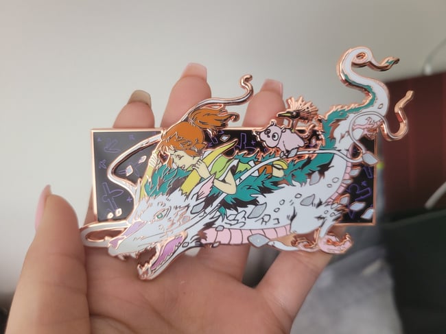 Spirited Away Fantasy XL Pin Rose Gold