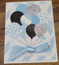 Image 1 of Blue Birthday Balloons