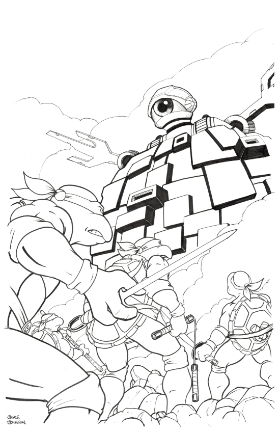 TMNT intro tribute with BONUS matching print plus extras