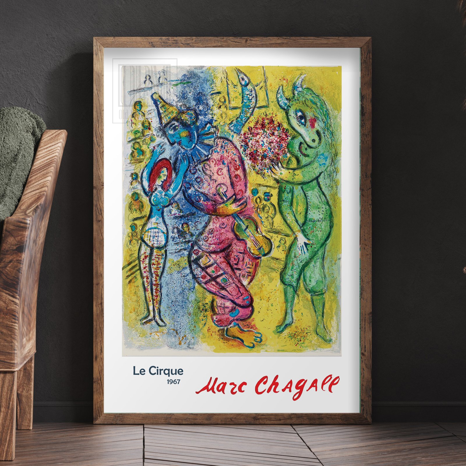 Marc Chagall | Le Cirque (The Circus) #6 | 1967 | Reproduction Poster ...