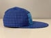 Image of Water Blue Check Long Bill Hat 