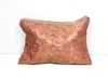 Mended Chaos - Large Clutch in Rose Gold Waxed Linen