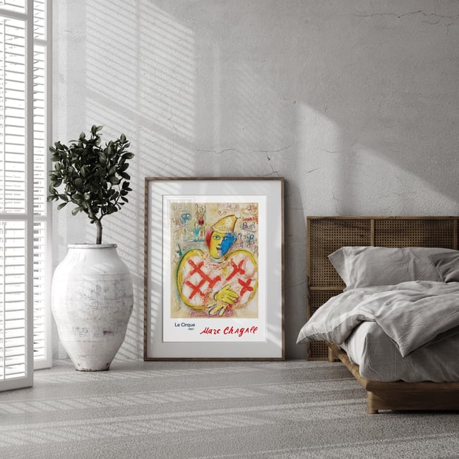 Marc Chagall | Le Cirque (The Circus) #7 | 1967 | Reproduction Poster | Wall Art Print | Home Decor
