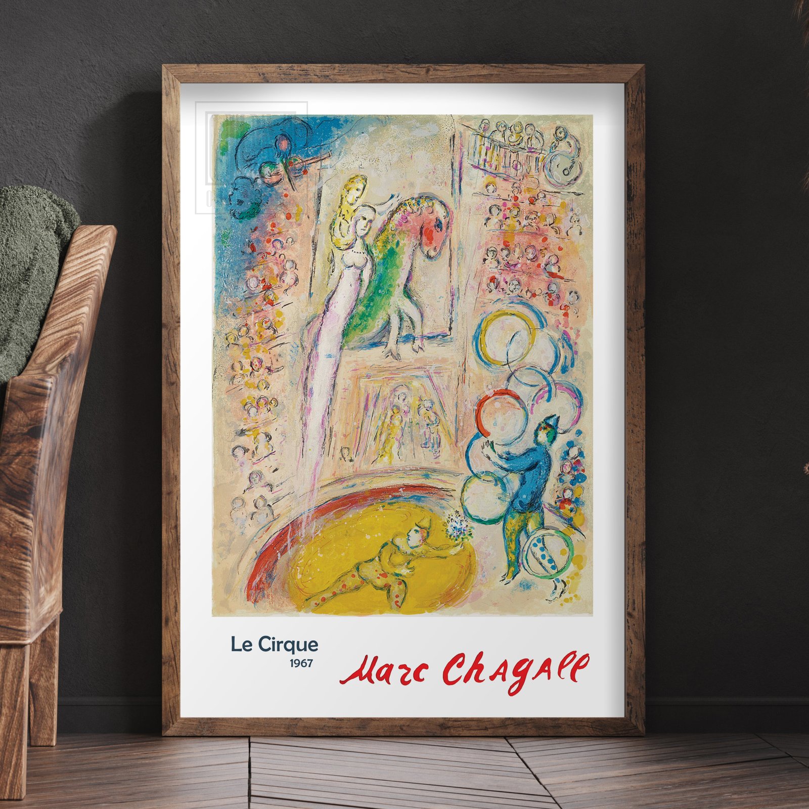 Marc Chagall | Le Cirque (The Circus) #8 | 1967 | Reproduction Poster ...